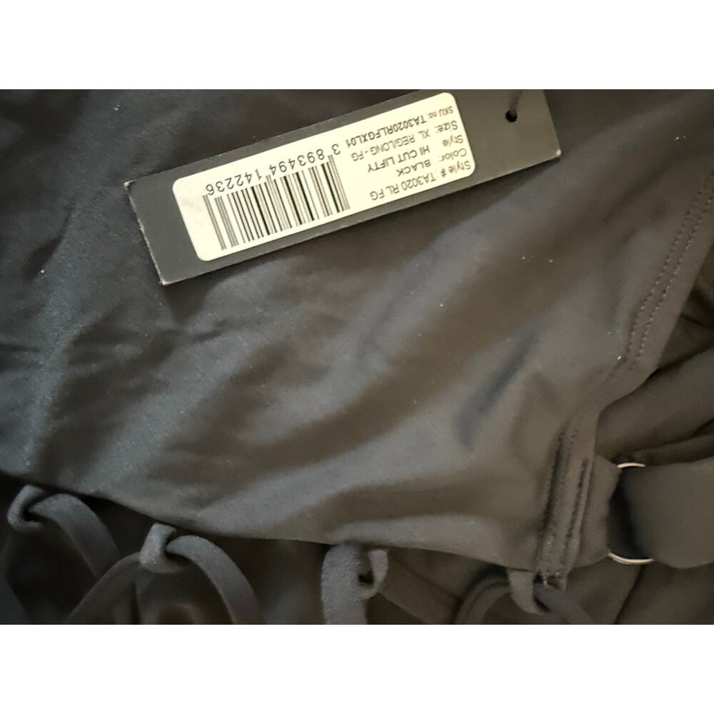 NWT TA3 Lifty High Cut Swimsut, Reg/Long, F/G Cup, Black, XL - Picture 5 of 6